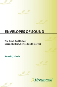 Cover image: Envelopes of Sound 2nd edition
