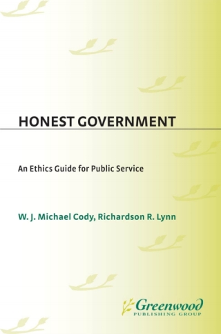 Titelbild: Honest Government 1st edition