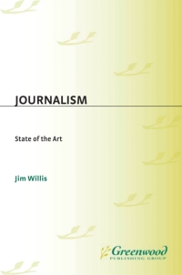Titelbild: Journalism 1st edition
