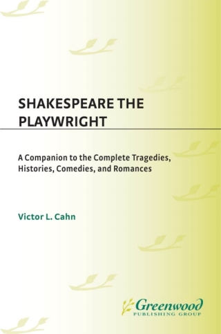 Imagen de portada: Shakespeare the Playwright 1st edition