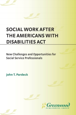 Cover image: Social Work After the Americans With Disabilities Act 1st edition
