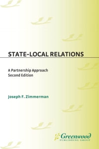 Imagen de portada: State-Local Relations 2nd edition 9780275952358