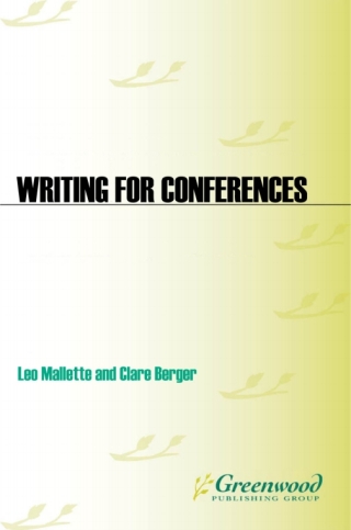 Omslagafbeelding: Writing for Conferences 1st edition