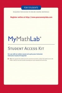 Cover image: MyLab Math -- Standalone Access Card 4th edition 9780321199911