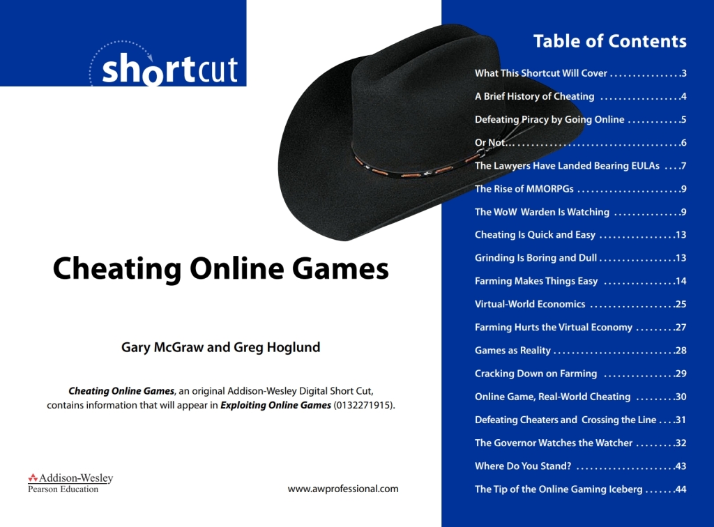 Cheating Online Games (Digital Short Cut) 1st Edition