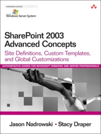 Cover image: SharePoint 2003 Advanced Concepts 1st edition 9780321336613