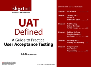 Cover image: UAT Defined 1st edition 9780321498144
