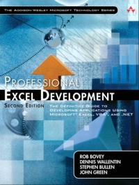 Cover image: Professional Excel Development 2nd edition 9780321508799