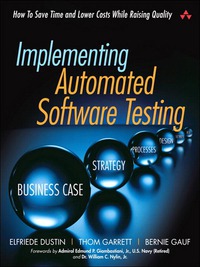 Omslagafbeelding: Implementing Automated Software Testing 1st edition 9780321580511