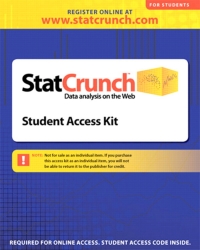 Cover image: statCrunch -- Standalone Access Card (6-month access) 1st edition 9780321621122