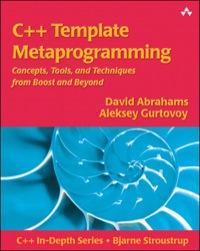 Cover image: C++ Template Metaprogramming 1st edition 9780321227256