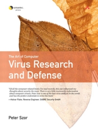 Cover image: The Art of Computer Virus Research and Defense, Portable Documents 1st edition 9780321304544