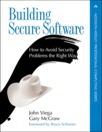 Cover image: Building Secure Software 1st edition 9780321624000