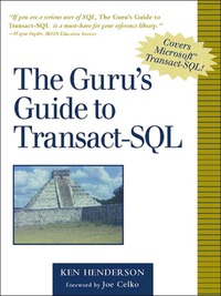Cover image: Guru's Guide to Transact-SQL, The 1st edition 9780201615760