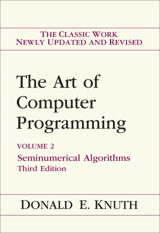 Cover image: The Art of Computer Programming 3rd edition 9780201896848