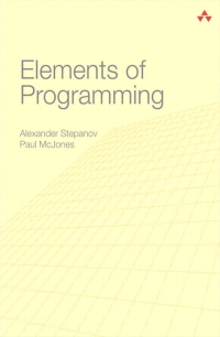 Cover image: Elements of Programming 1st edition 9780321635372