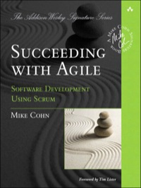 Cover image: Succeeding with Agile 1st edition 9780321579362