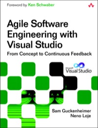 Cover image: Agile Software Engineering with Visual Studio 2nd edition 9780321675576