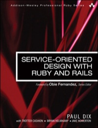 Imagen de portada: Service-Oriented Design with Ruby and Rails 1st edition 9780321659361