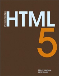 Cover image: Introducing HTML5 1st edition 9780321687296