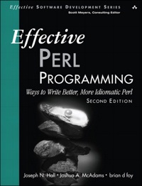 Omslagafbeelding: Effective Perl Programming 2nd edition 9780321496942