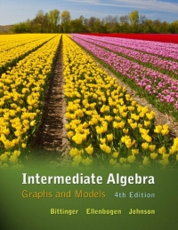 Cover image: Intermediate Algebra: Graphs and Models 4th edition 9780321725554