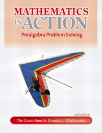 Cover image: Mathematics in Action: Prealgebra Problem Solving 3rd edition 9780321698599