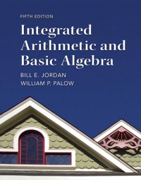 Cover image: Integrated Arithmetic and Basic Algebra 5th edition 9780321747389