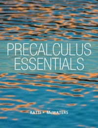 Cover image: Precalculus Essentials 1st edition 9780321816962