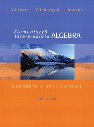 Cover image: Introductory and Intermediate Algebra 6th edition 9780321848741