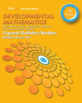 Cover image: MyLab Math Access Code (up to 24 months) for Developmental Mathematics: Basic Mathematics, Beginning Algebra, Intermediate Algebra 1st edition 9780321953070