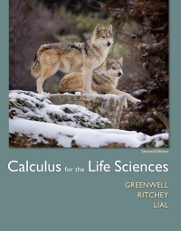 Cover image: Calculus for the Life Sciences 2nd edition 9780321964038