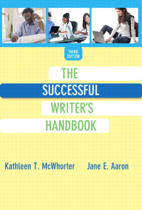 Omslagafbeelding: The Successful Writer's Handbook 3rd edition 9780321972613