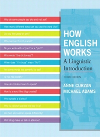 Cover image: How English Works: A Linguistic Introduction 3rd edition 9780205032280