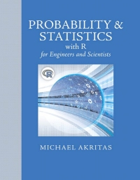 Cover image: Probability & Statistics with R for Engineers and Scientists 1st edition 9780134995359