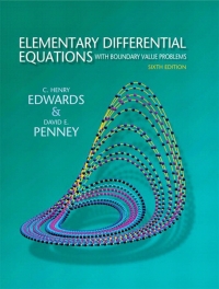 表紙画像: Elementary Differential Equations with Boundary Value Problems 6th edition 9780134995410
