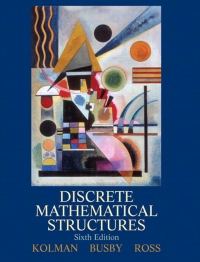 Cover image: Discrete Mathematical Structures 6th edition 9780134696447