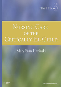 Omslagafbeelding: Nursing Care of the Critically Ill Child 3rd edition 9780323020404