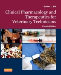 Cover image: Clinical Pharmacology and Therapeutics for Veterinary Technicians 4th edition 9780323086790