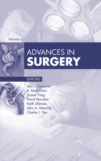 Imagen de portada: Advances in Surgery 2011 9780323084062