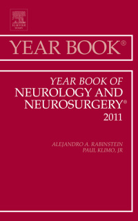 Cover image: Year Book of Neurology and Neurosurgery 9780323084185