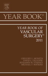 صورة الغلاف: Year Book of Vascular Surgery 2011 9780323084291