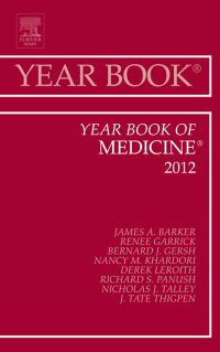 Imagen de portada: Year Book of Medicine 2012 9780323088824