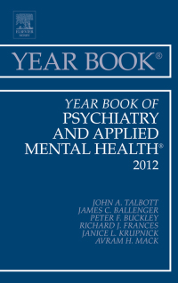 Imagen de portada: Year Book of Psychiatry and Applied Mental Health 2012 9780323088923