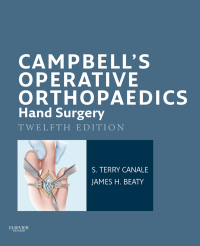 Cover image: Campbell's Operative Orthopaedics: Hand Surgery 12th edition 9780323101387