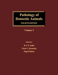 Cover image: Pathology of Domestic Animals 4th edition 9780123916075