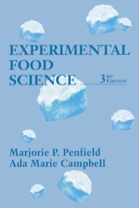 Cover image: Experimental Food Science 3rd edition 9780121579203
