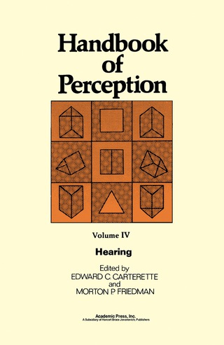 Cover image: Hearing 9780121619046