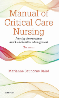 Cover image: Manual of Critical Care Nursing 7th edition 9780323187794