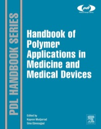 表紙画像: Handbook of Polymer Applications in Medicine and Medical Devices 9780323228053
